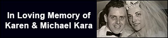 In Loving Memory of Karen and Michael Kara Wide Sponsorship Banner