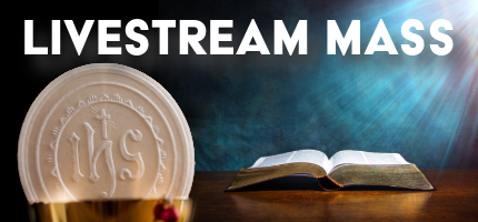 “LIVE-STREAMED” MASSES & SERVICES